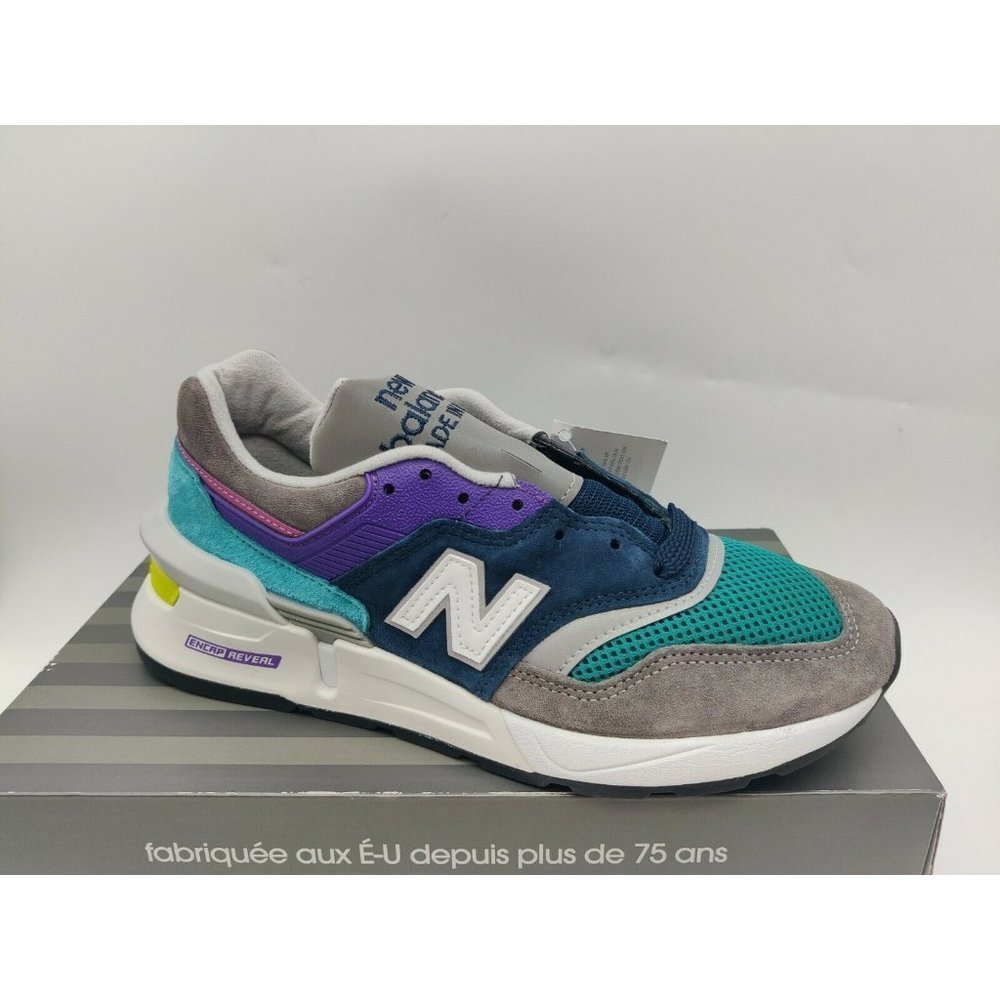 New Balance 997S Fusion Made In USA- Mens- Size 7.5- MultiColor- [M997SMG] - Picture 8 of 10